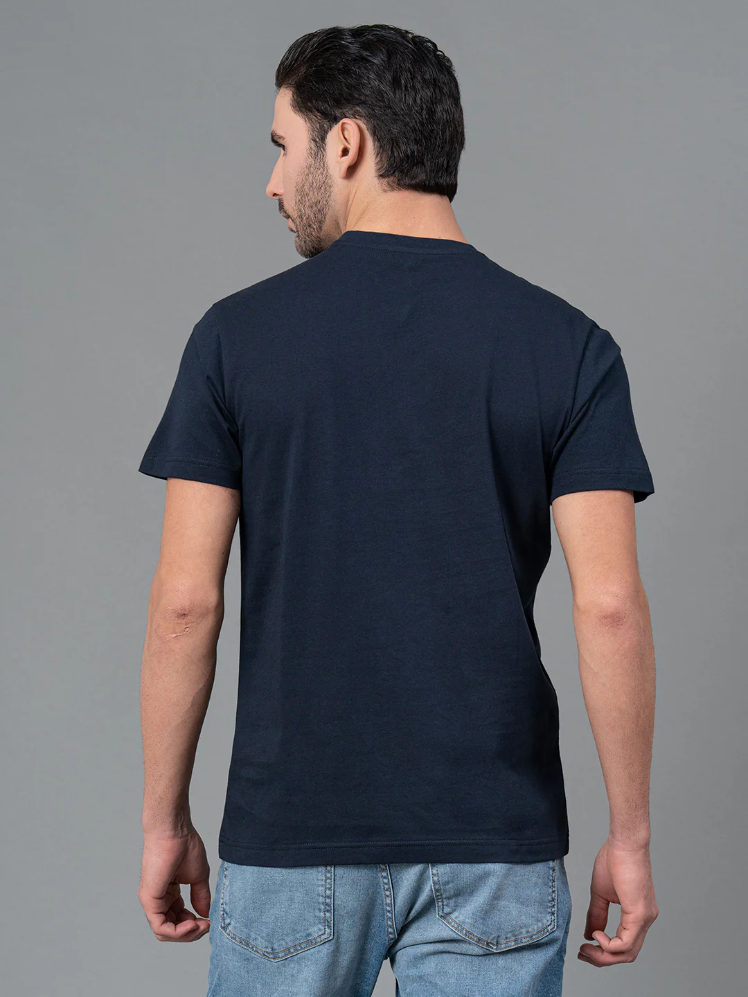 Printed Round Neck T-Shirt for Men - Image 4