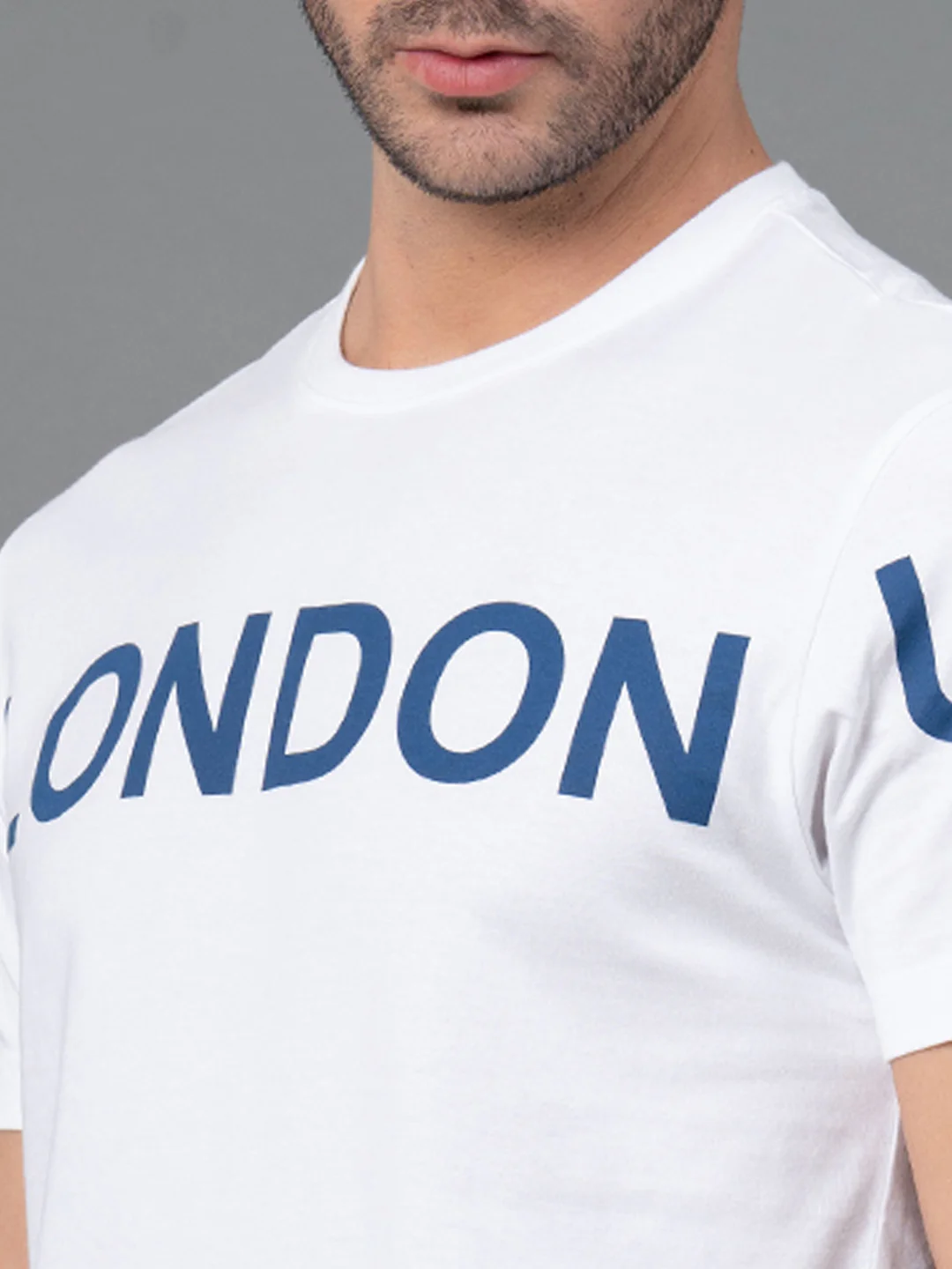 Printed Round Neck T-Shirt for Men - Image 4