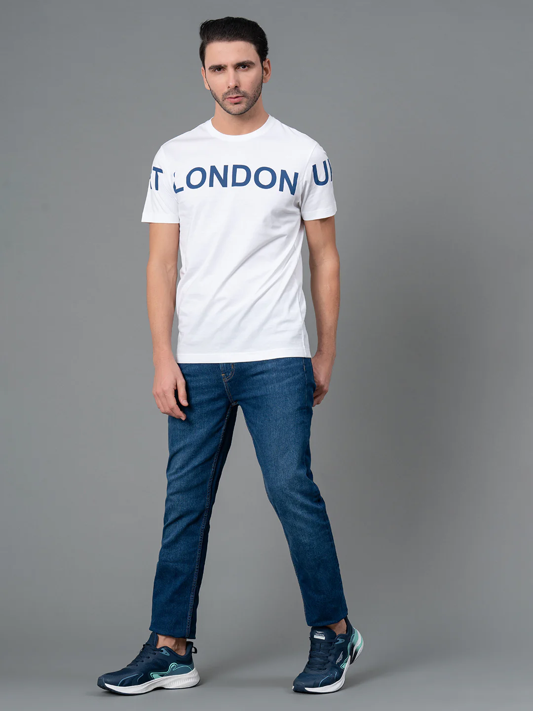 Printed Round Neck T-Shirt for Men - Image 5