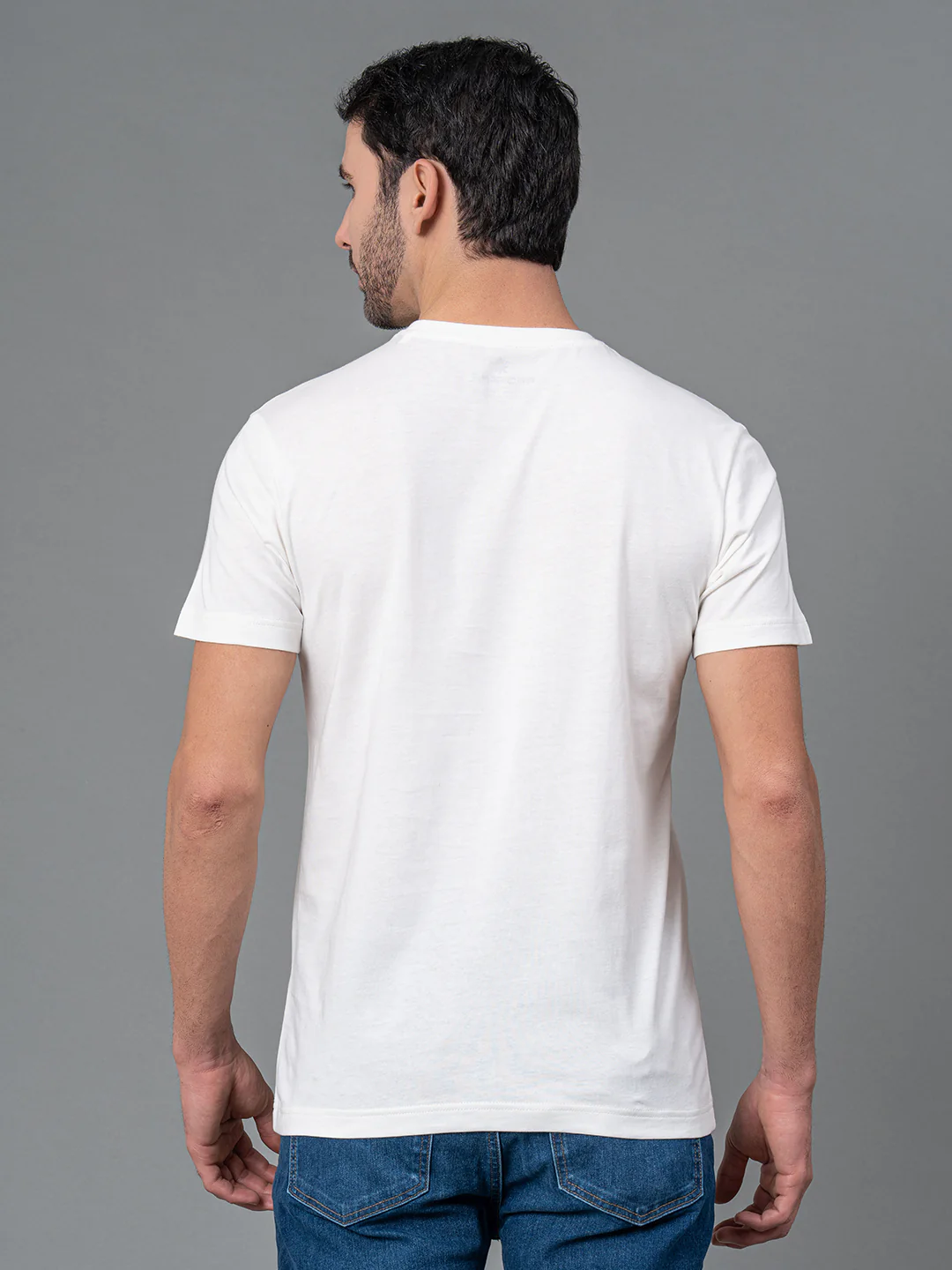 Printed Round Neck T-Shirt for Men - Image 3