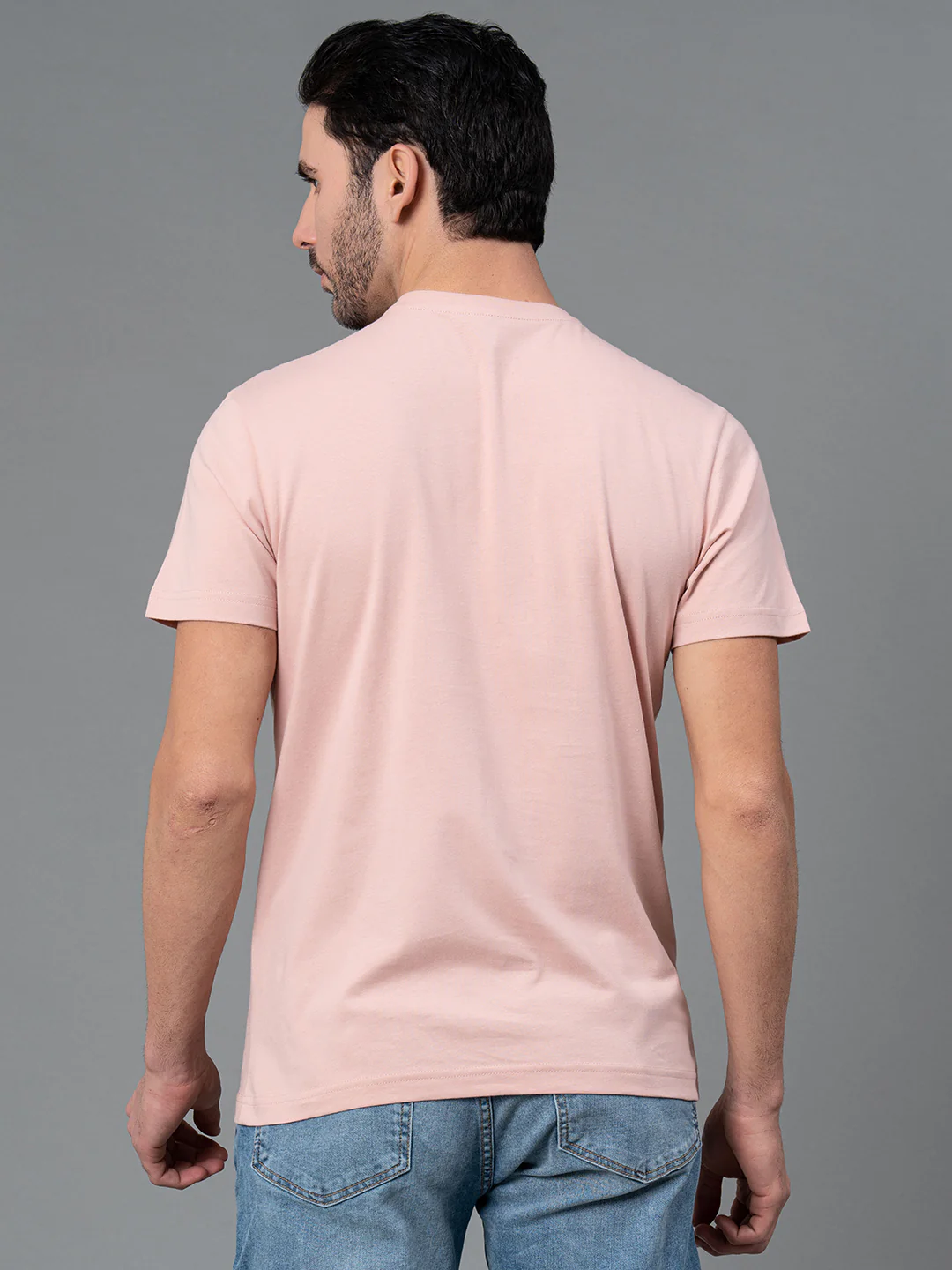 Printed Round Neck T-Shirt for Men - Image 3