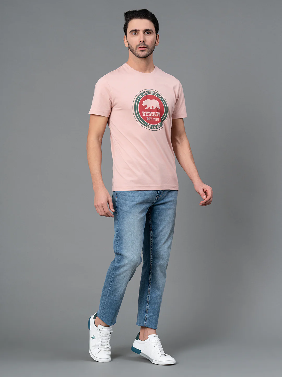 Printed Round Neck T-Shirt for Men - Image 5