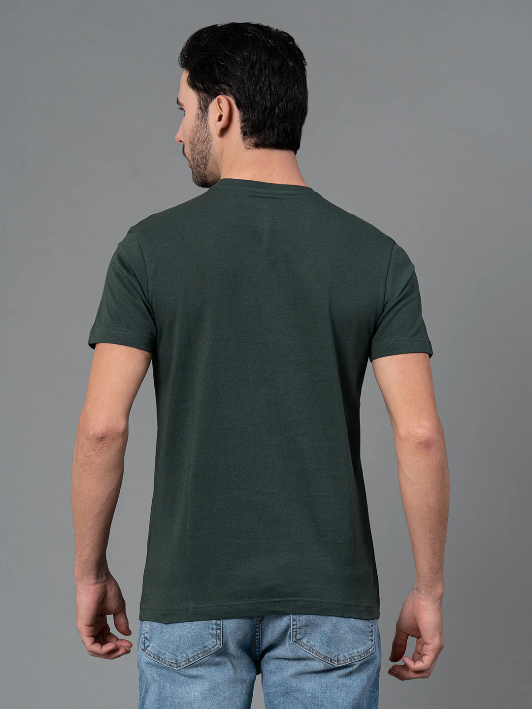 Printed Round Neck T-Shirt for Men - Image 3