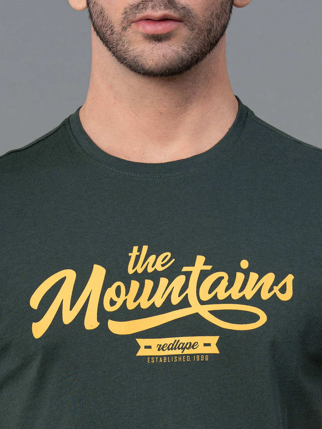 Printed Round Neck T-Shirt for Men - Image 4
