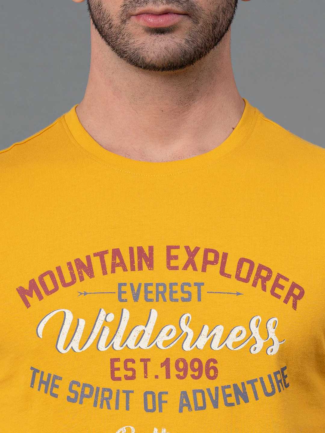 Printed Round Neck T-Shirt for Men - Image 4