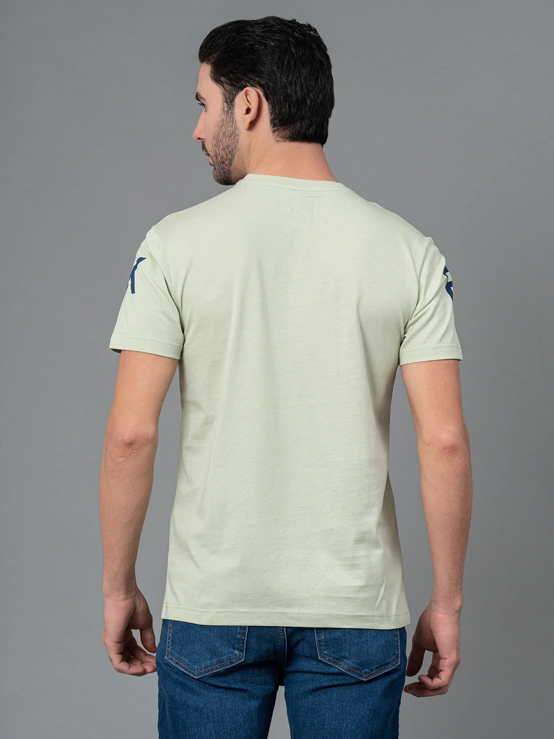 Printed Round Neck T-Shirt for Men - Image 3
