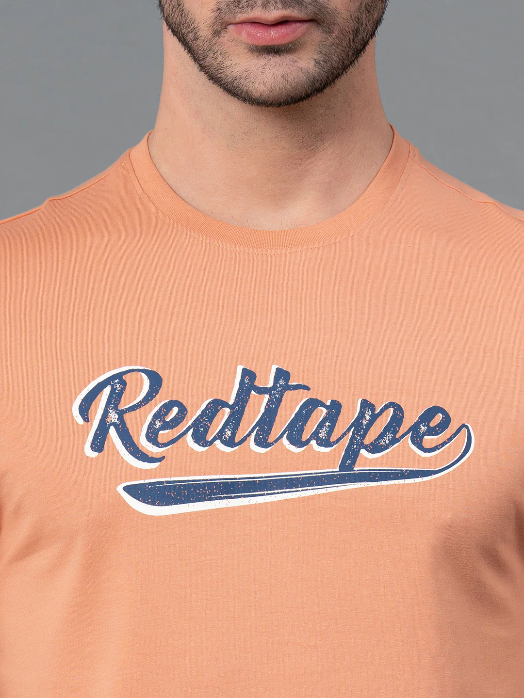 Printed Round Neck T-Shirt for Men - Image 4
