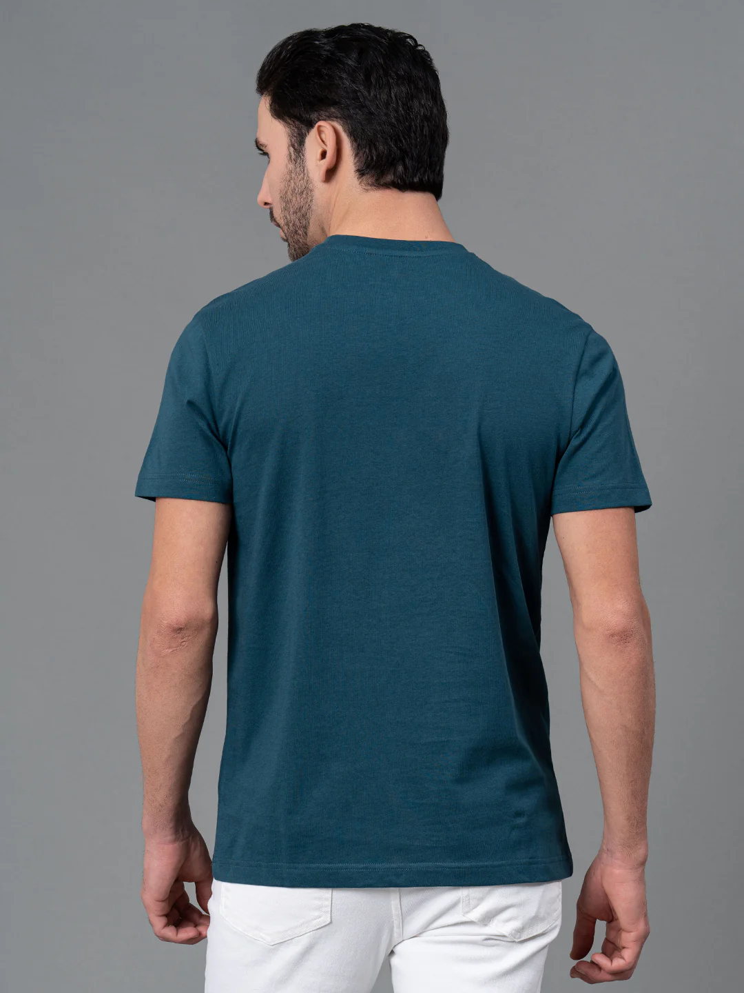 Printed Round Neck T-Shirt for Men - Image 3