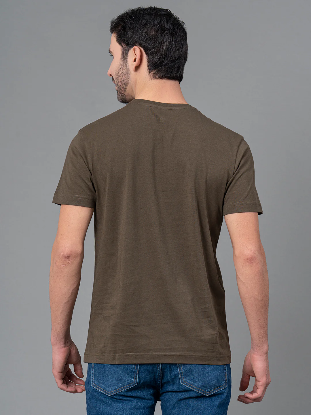 Printed Round Neck T-Shirt for Men - Image 3