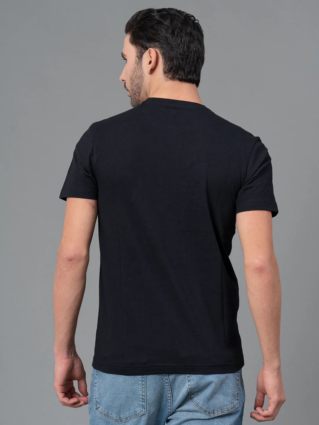 Printed Round Neck T-Shirt for Men - Image 3