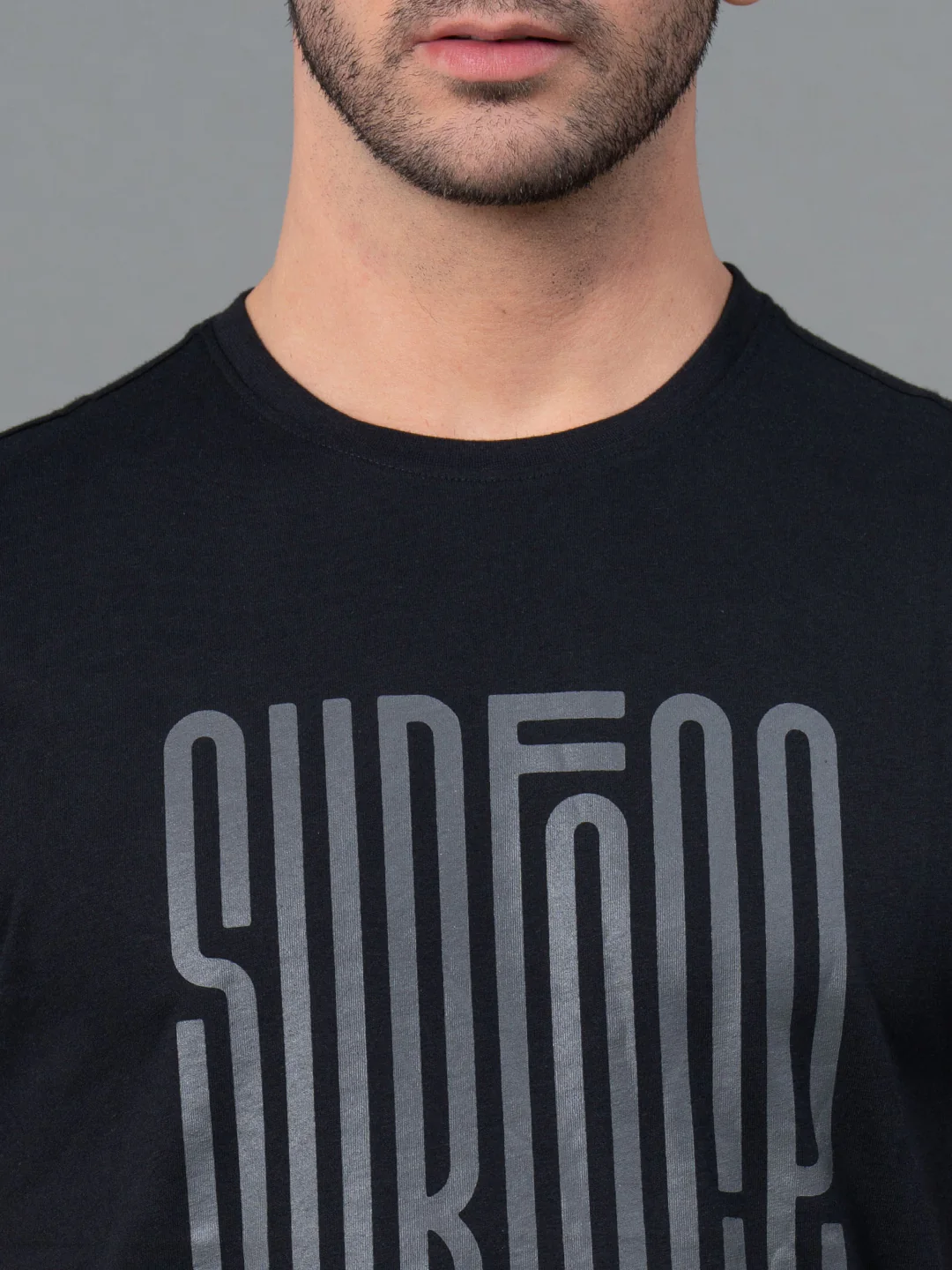 Printed Round Neck T-Shirt for Men - Image 4