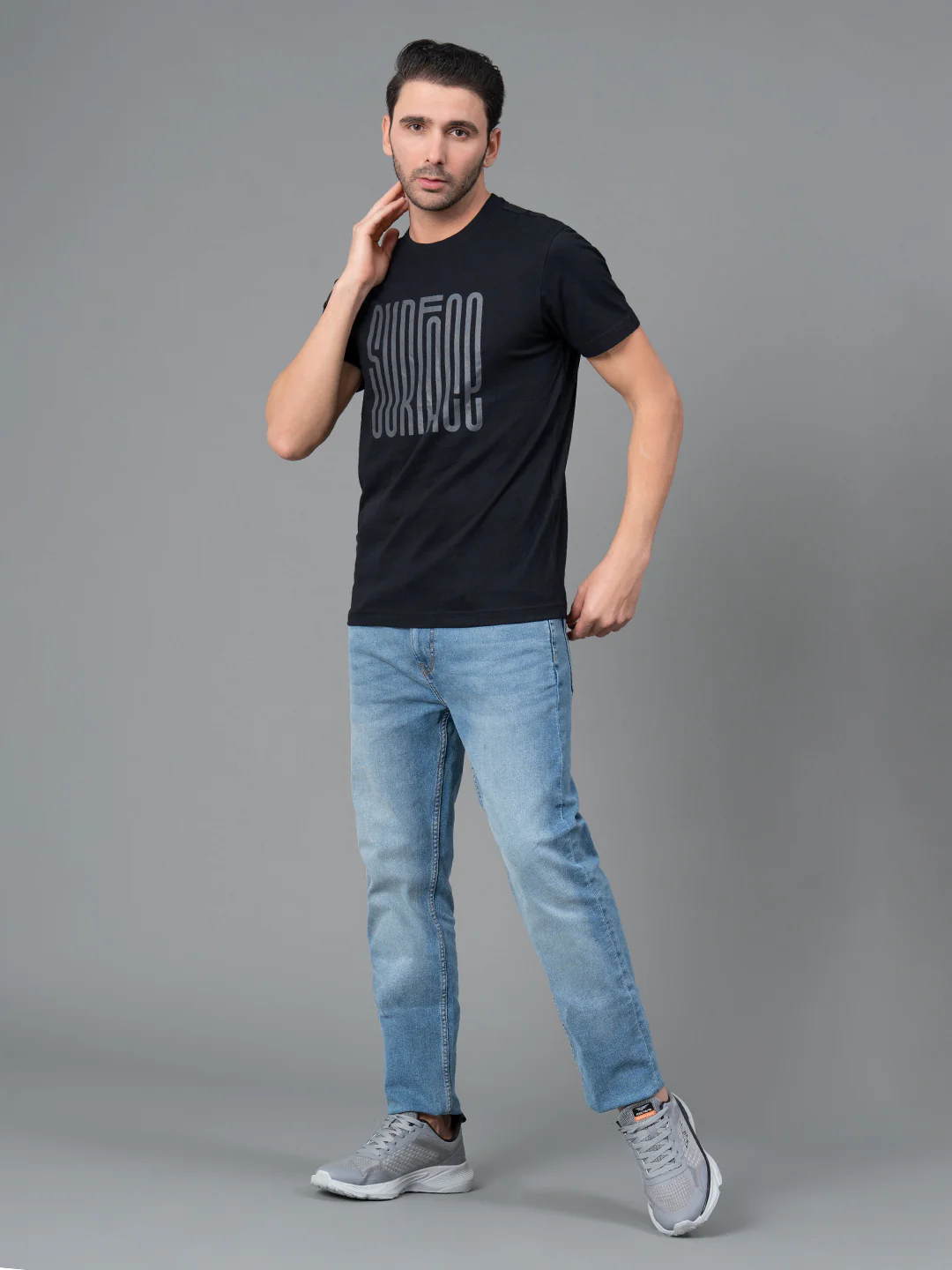 Printed Round Neck T-Shirt for Men - Image 5