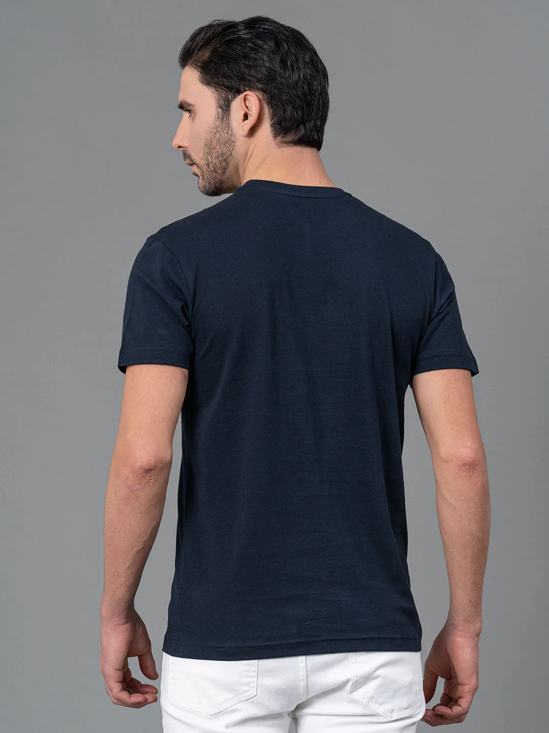 Printed Round Neck T-Shirt for Men - Image 3