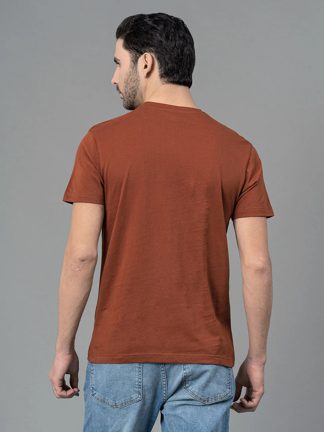 Printed Round Neck T-Shirt for Men - Image 3