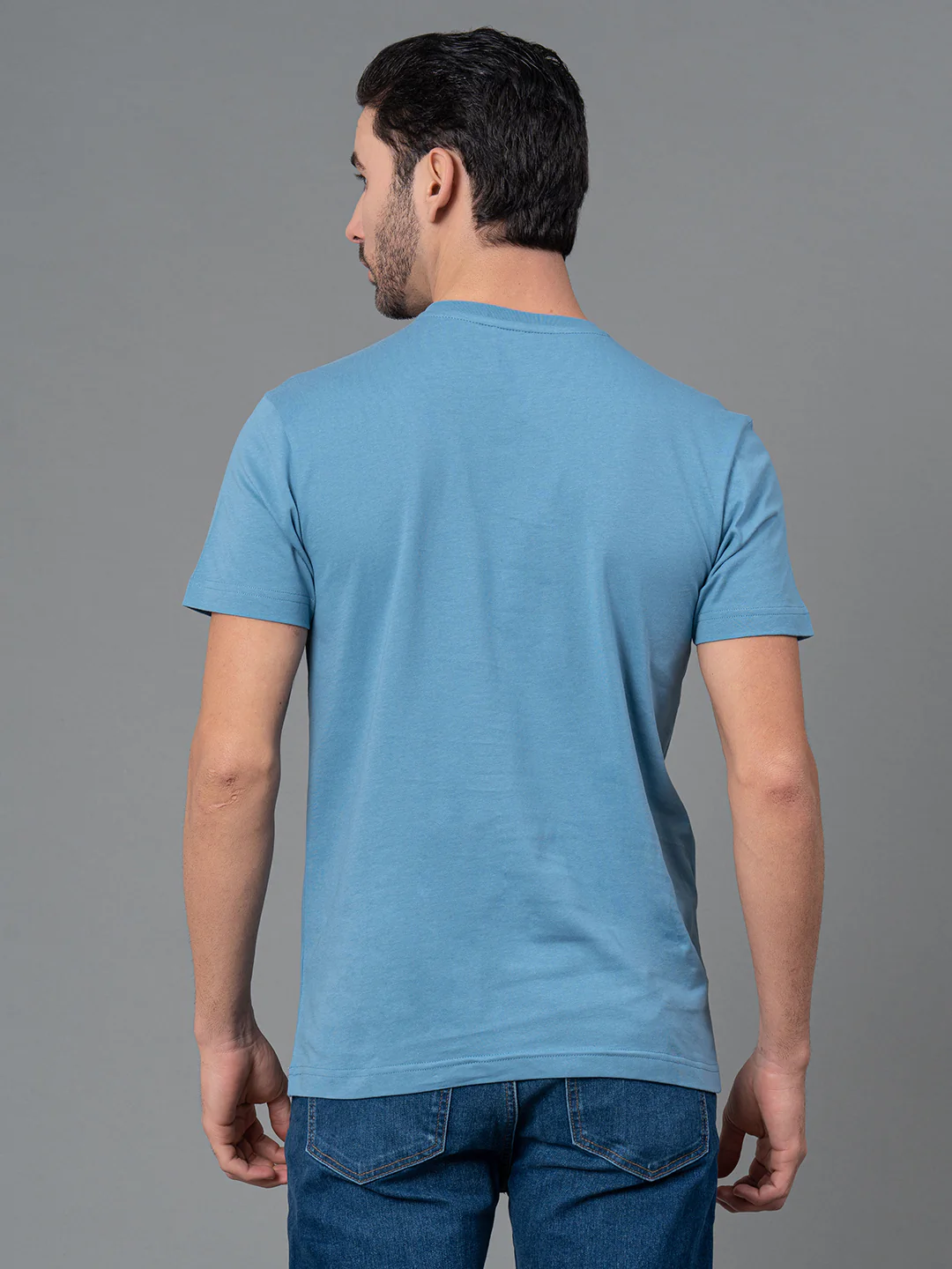 Printed Round Neck T-Shirt for Men - Image 3