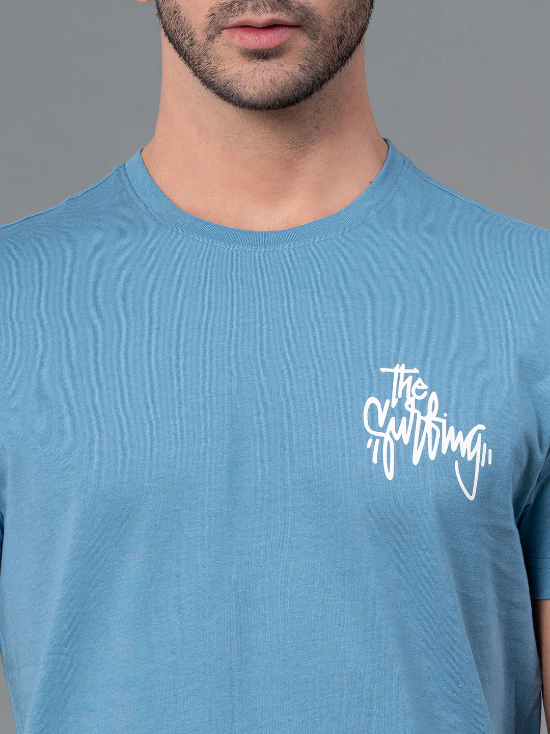 Printed Round Neck T-Shirt for Men - Image 4