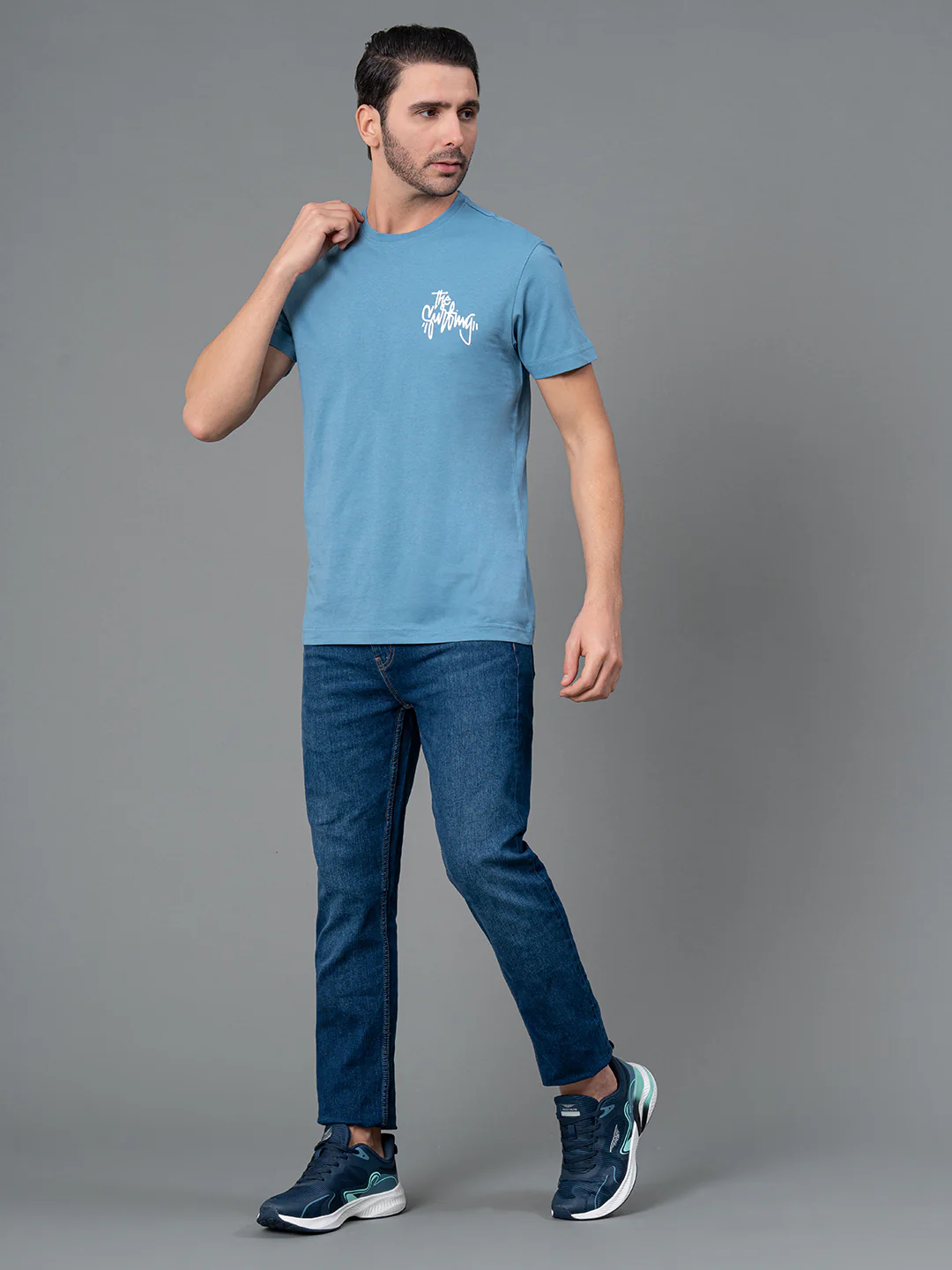 Printed Round Neck T-Shirt for Men - Image 5