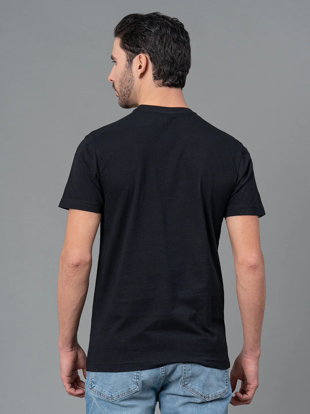 Printed Round Neck T-Shirt for Men - Image 3