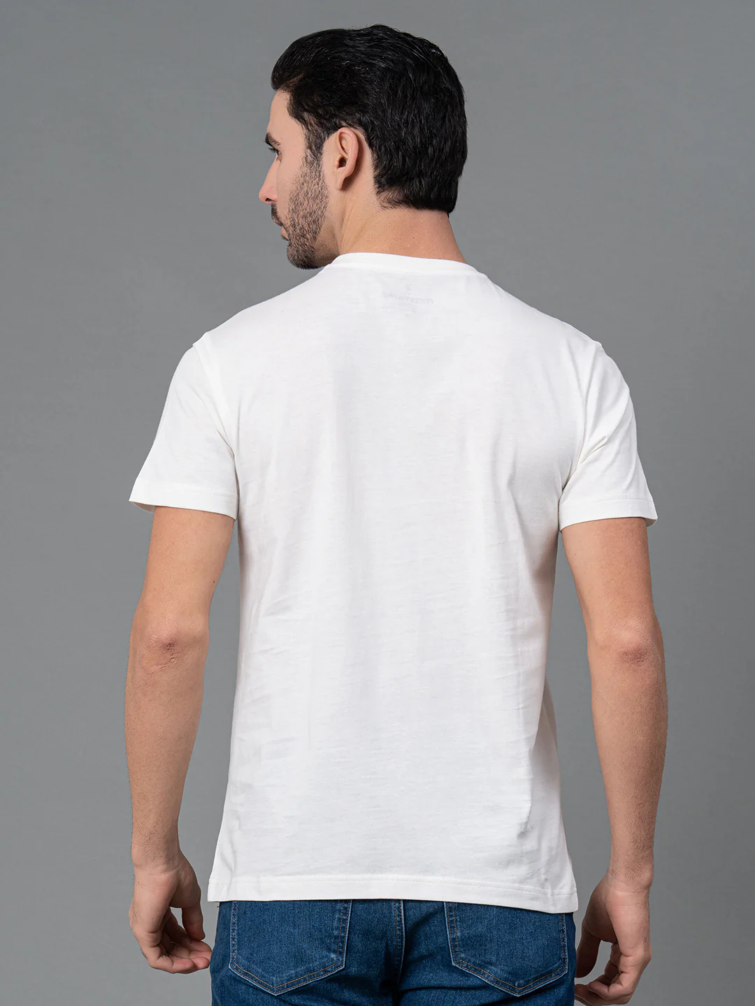 Printed Round Neck T-Shirt for Men - Image 3