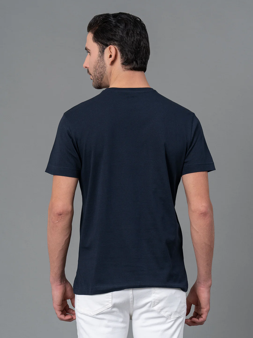 Printed Round Neck T-Shirt for Men - Image 3