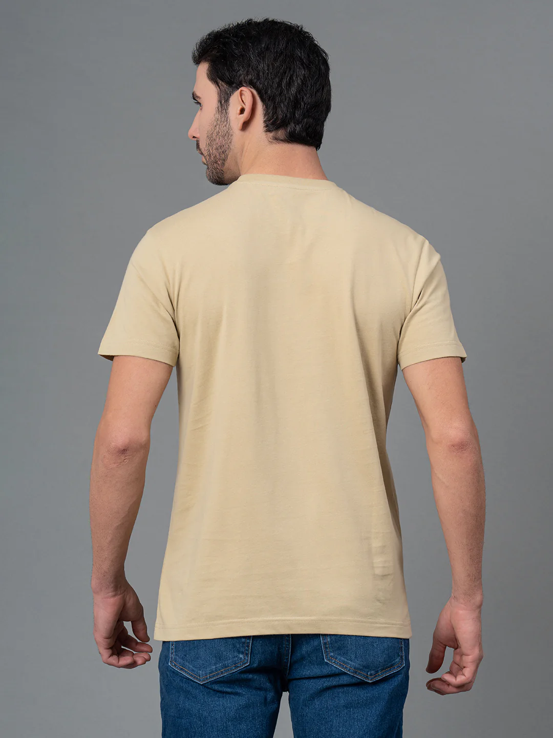 Printed Round Neck T-Shirt for Men - Image 3