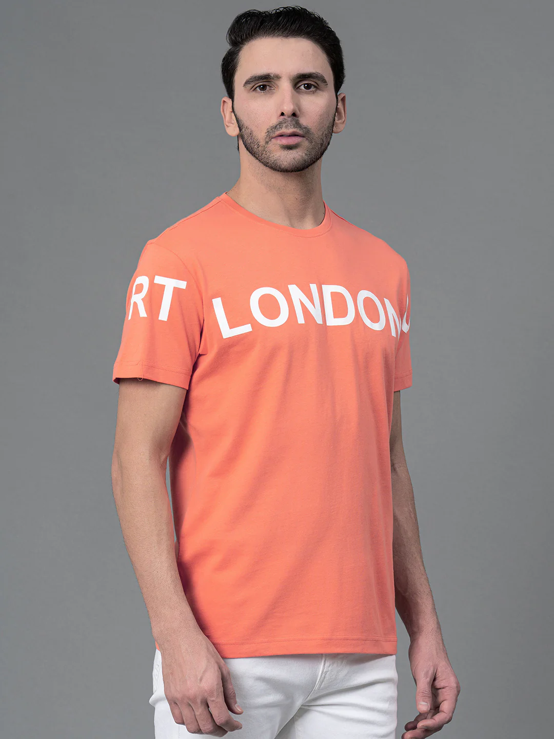 Printed Round Neck T-Shirt for Men - Image 2
