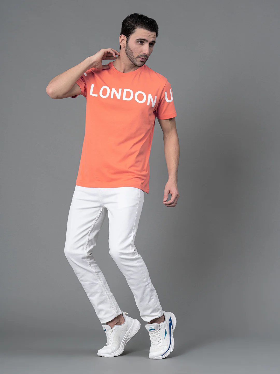Printed Round Neck T-Shirt for Men - Image 4