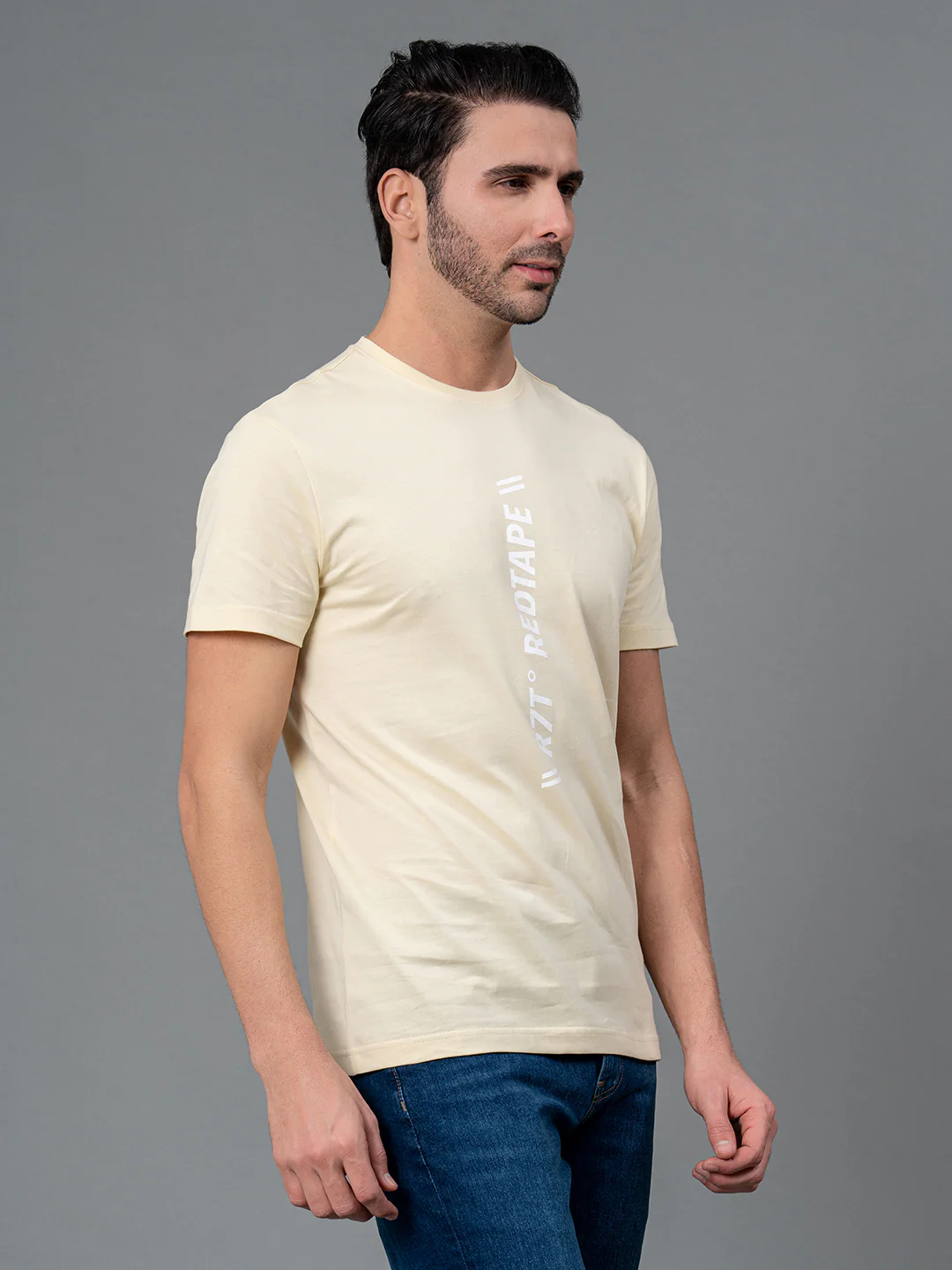 Printed Round Neck T-Shirt for Men - Image 2