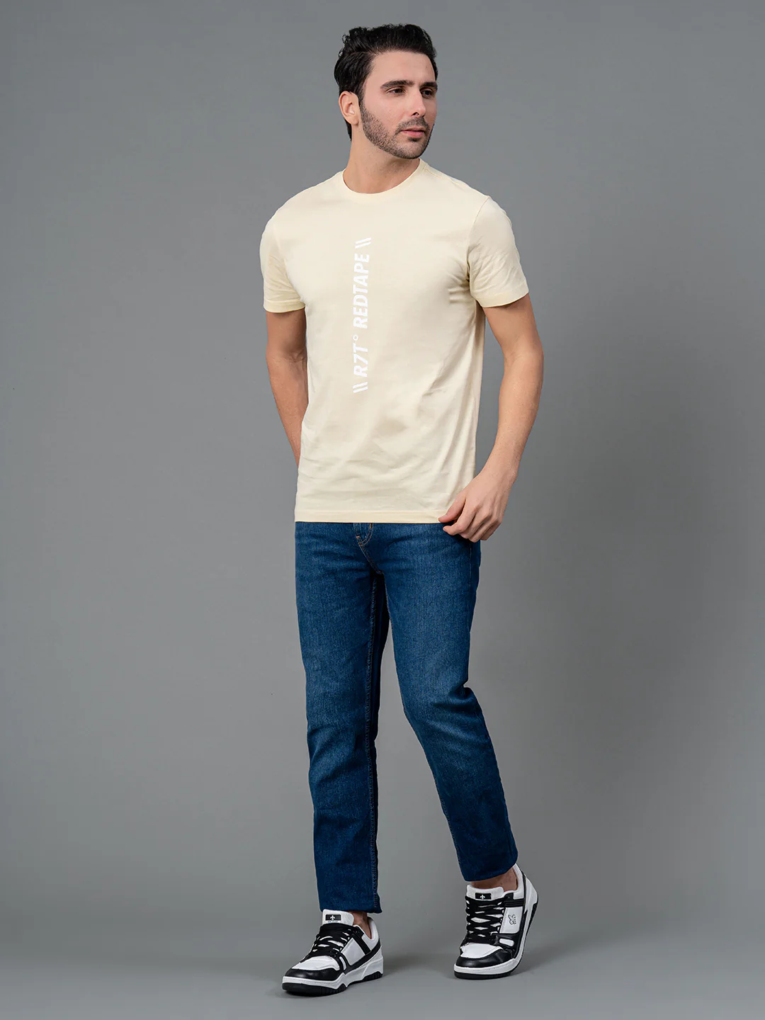 Printed Round Neck T-Shirt for Men - Image 5