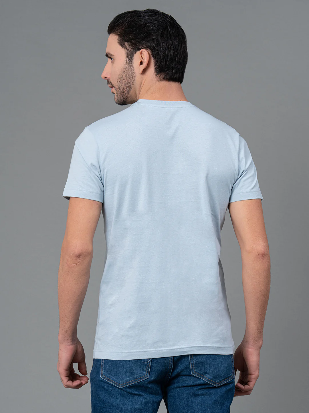 Printed Round Neck T-Shirt for Men - Image 3