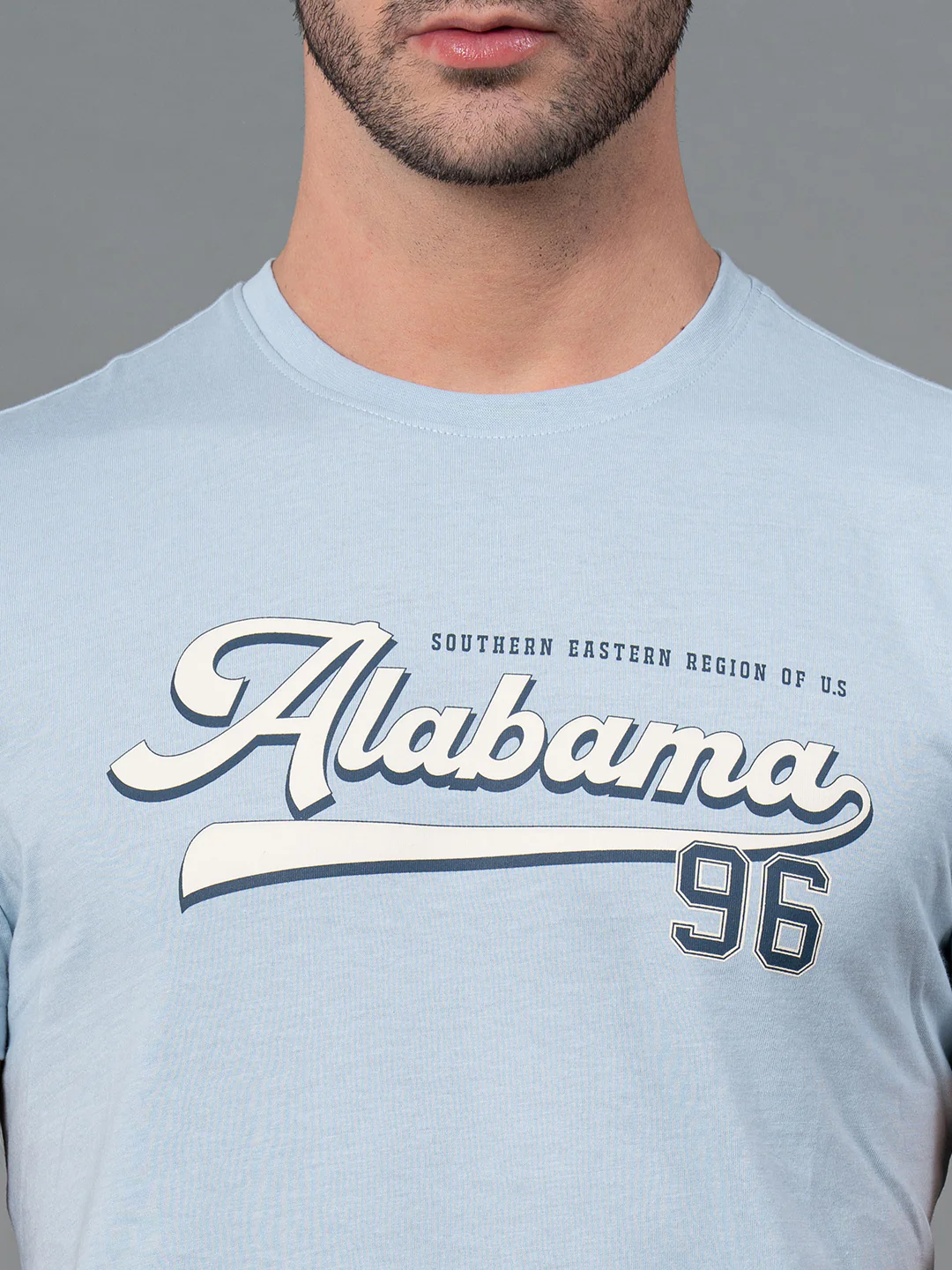 Printed Round Neck T-Shirt for Men - Image 4