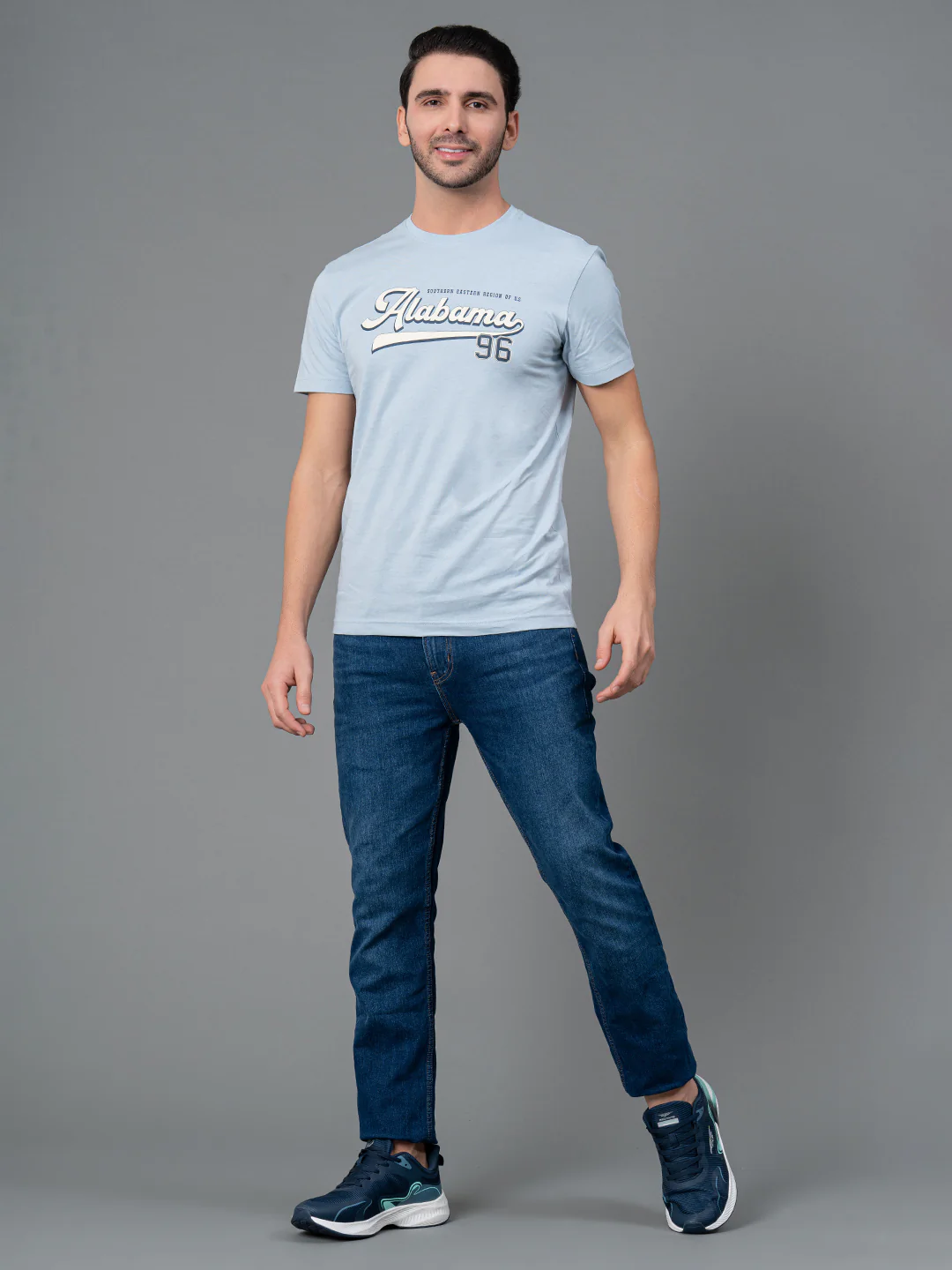 Printed Round Neck T-Shirt for Men - Image 5
