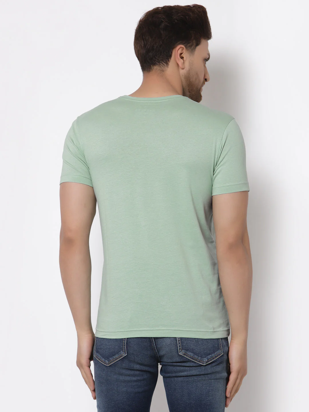 Printed Round Neck T-Shirt for Men - Image 3