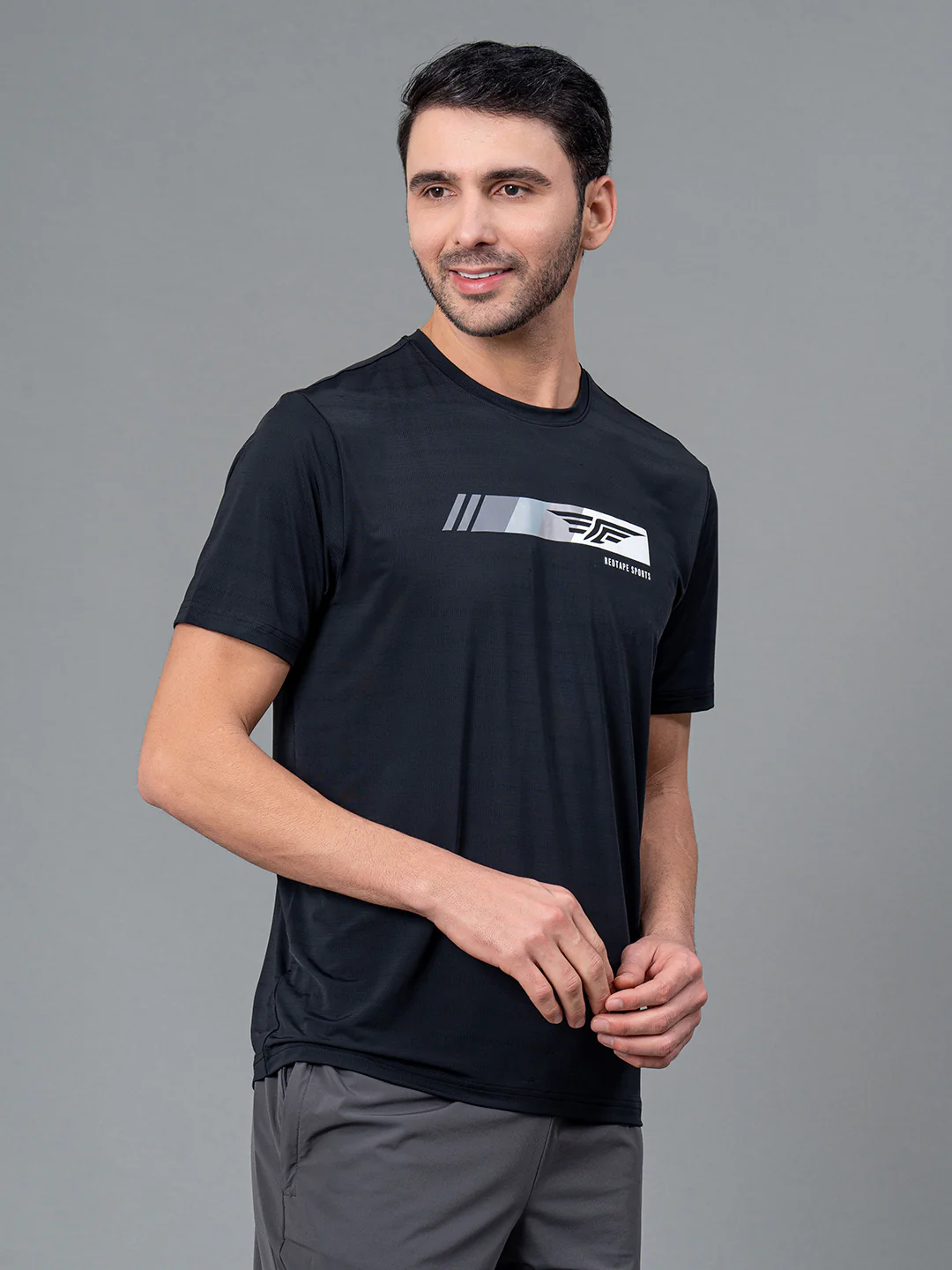 Printed Round Neck T-Shirt for Men - Image 2