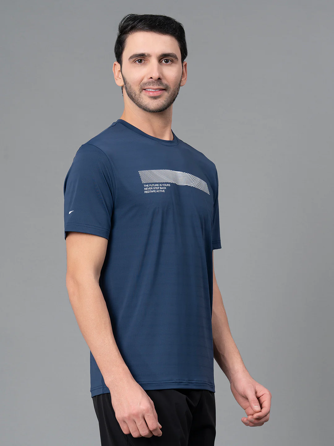 Printed Round Neck T-Shirt for Men - Image 2