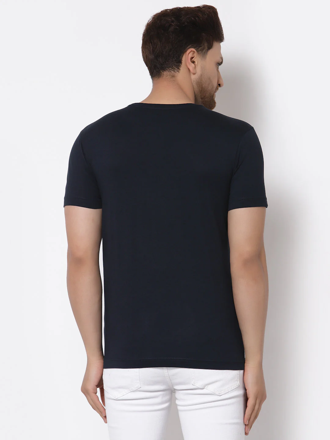 Printed Round Neck T-Shirt for Men - Image 3