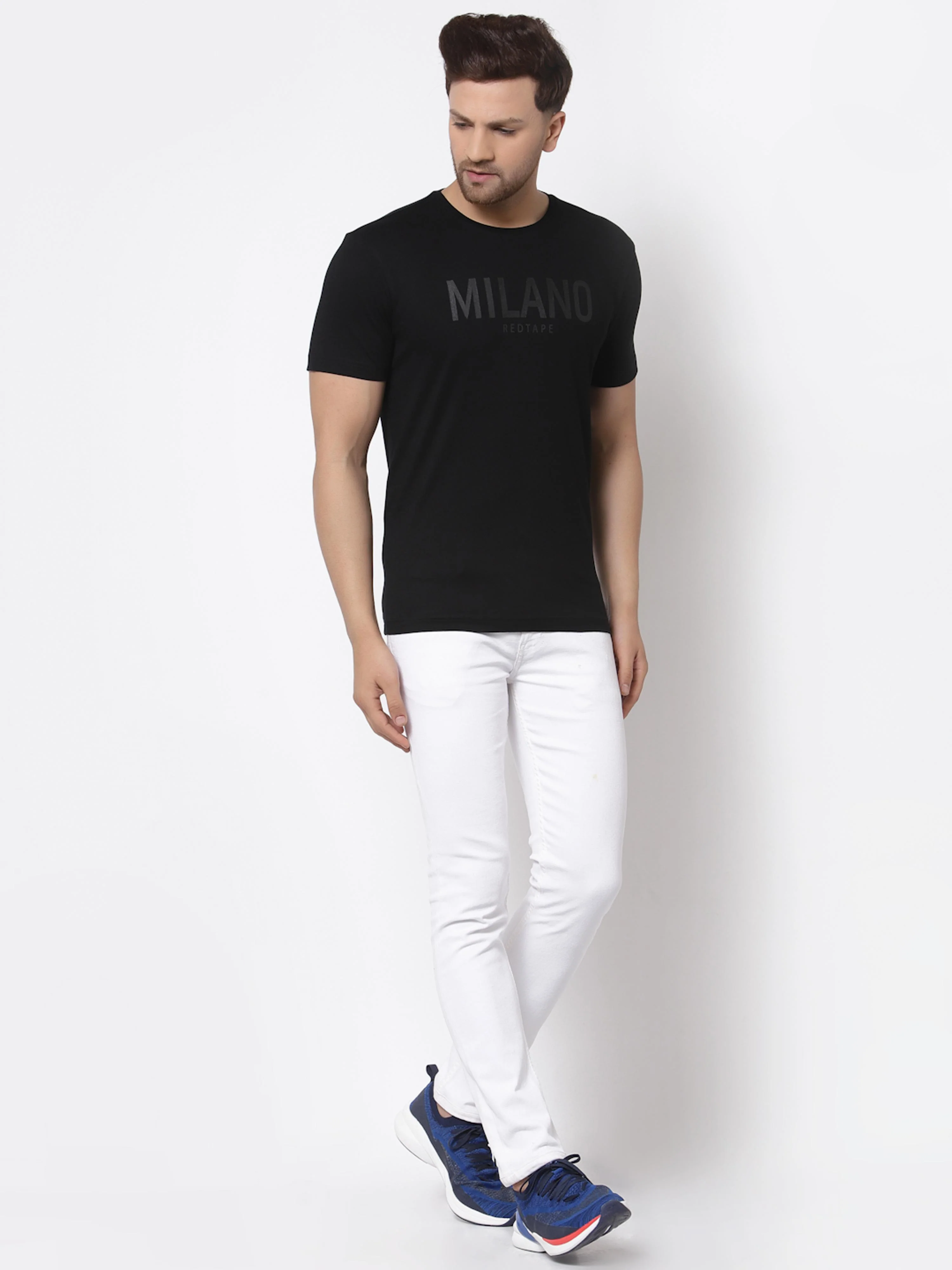 Printed Round Neck T-Shirt for Men - Image 5
