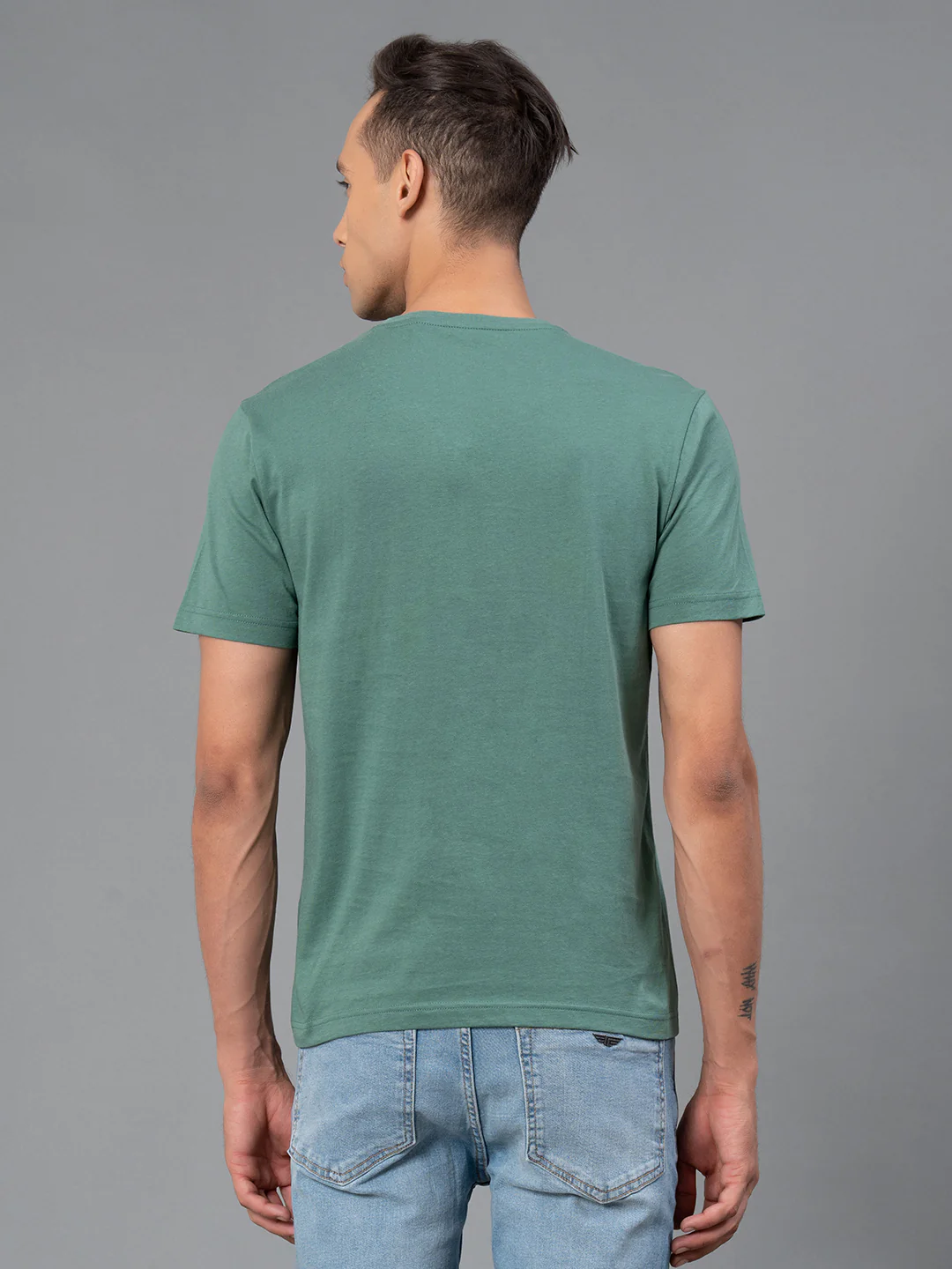 Printed Round Neck T-Shirt for Men - Image 3