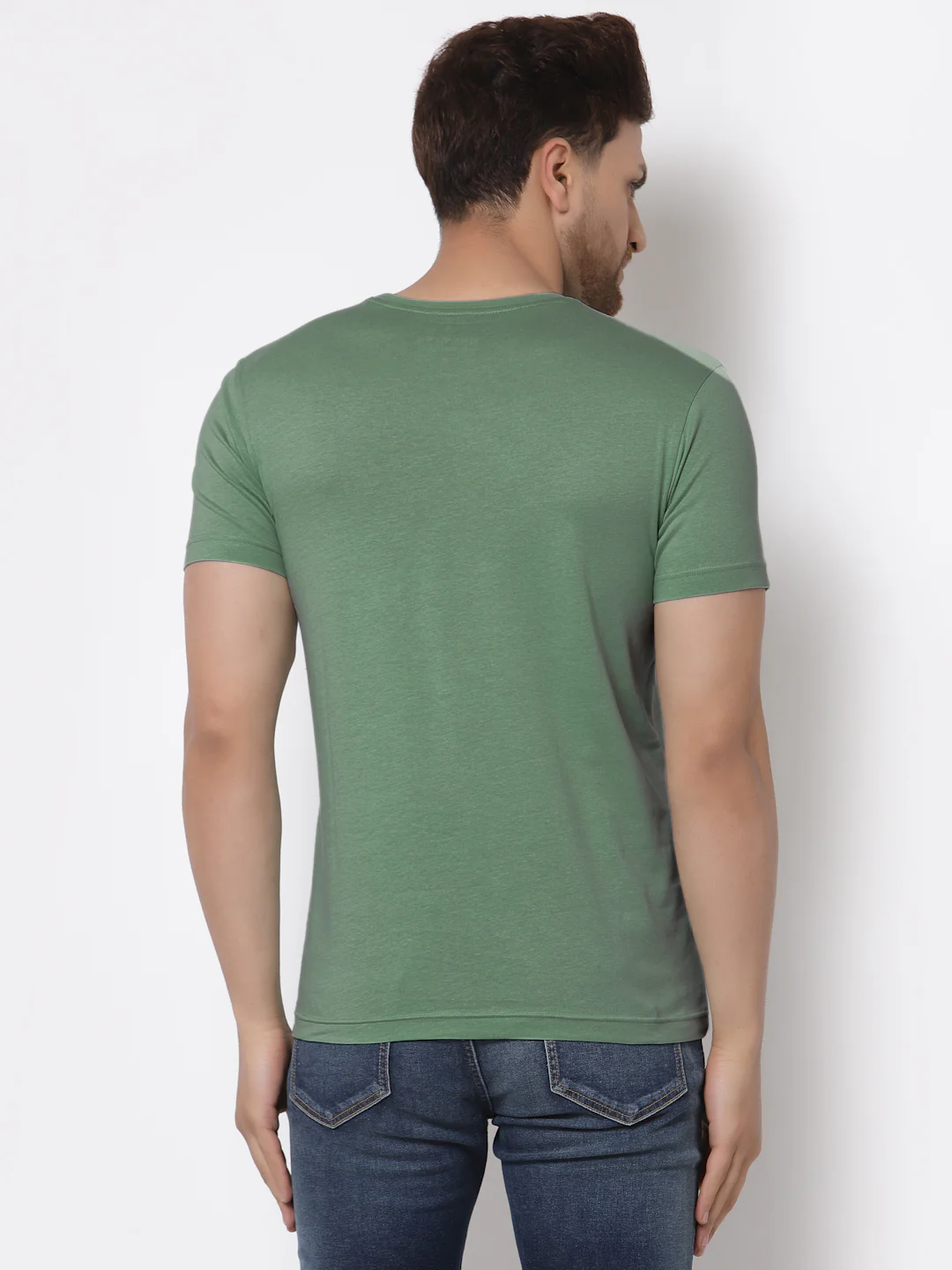 Printed Round Neck T-Shirt for Men - Image 3