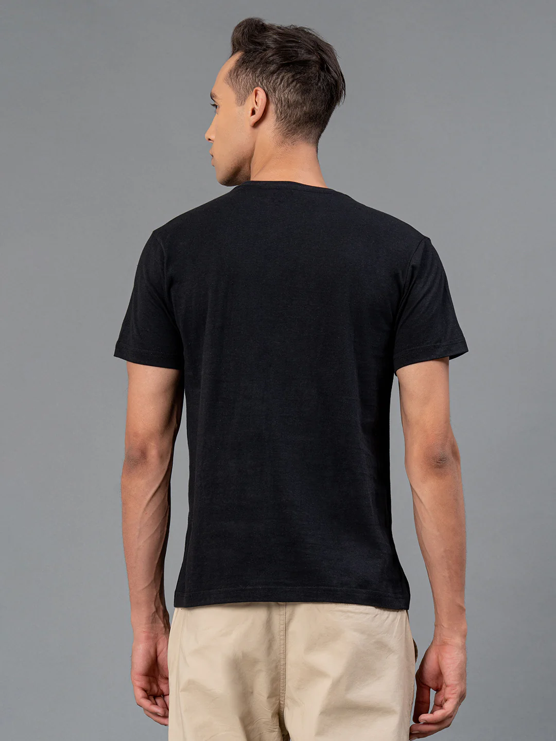 Printed Round Neck T-Shirt for Men - Image 3