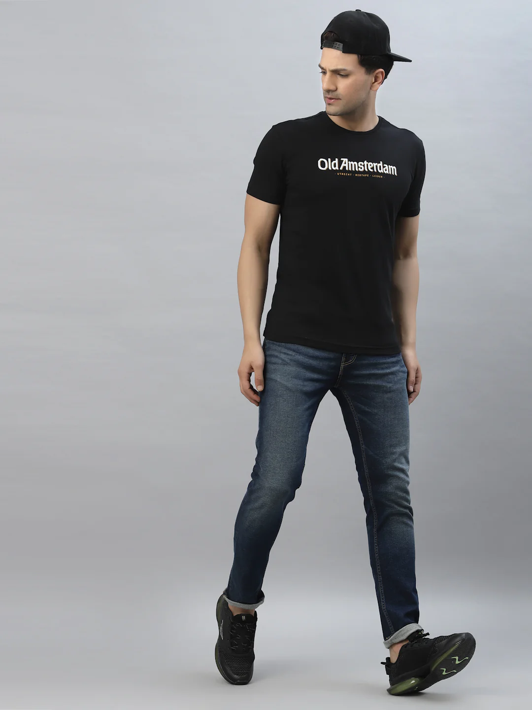 Printed Round Neck T-Shirt for Men - Image 5