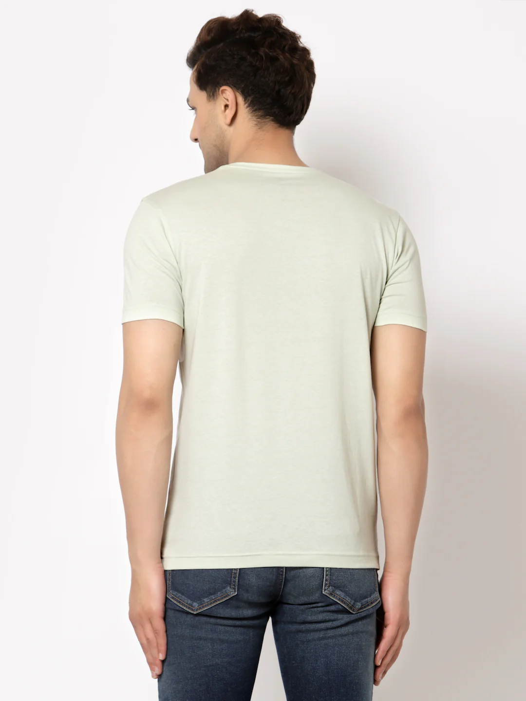 Printed Round Neck T-Shirt for Men - Image 3
