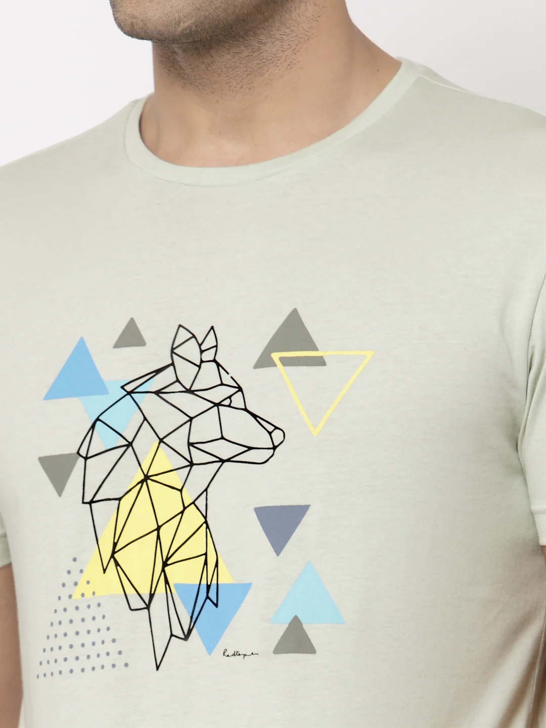 Printed Round Neck T-Shirt for Men - Image 4