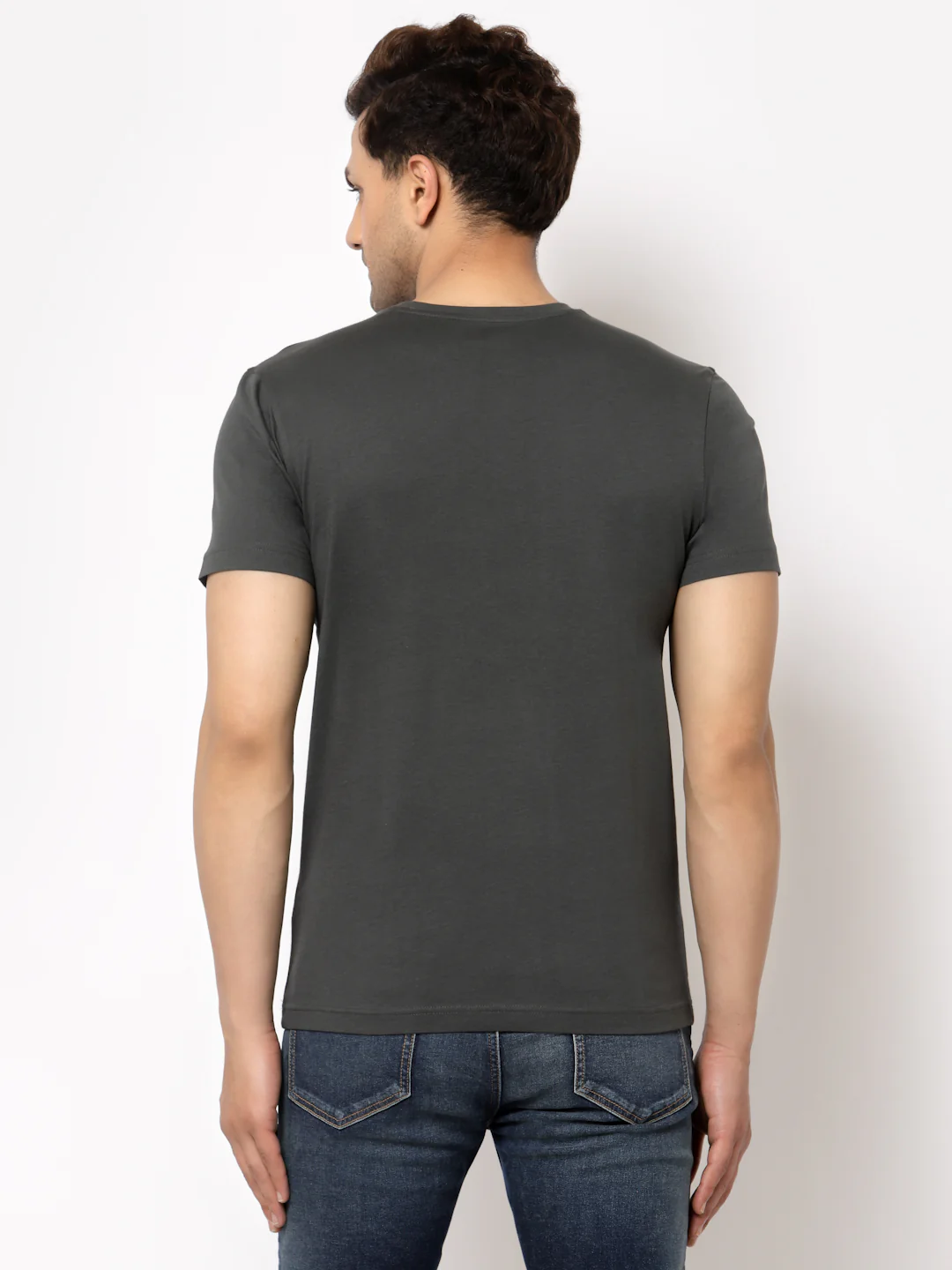 Printed Round Neck T-Shirt for Men - Image 3