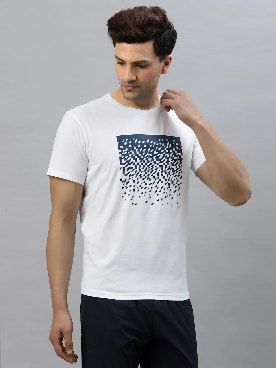 Printed Round Neck T-Shirt for Men - Image 2