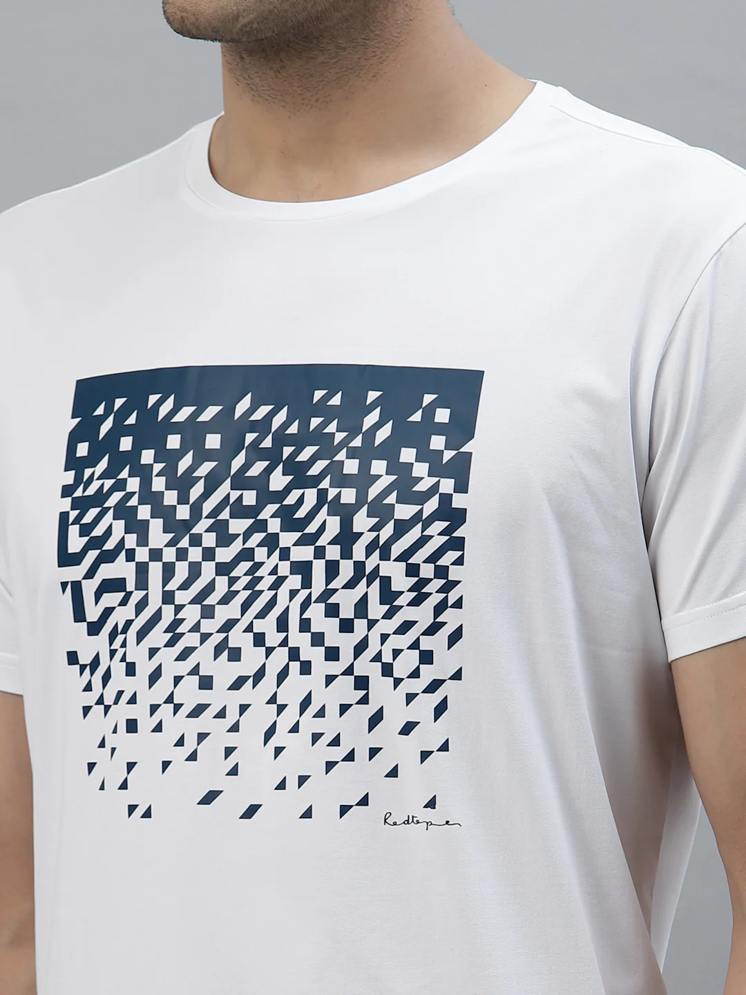Printed Round Neck T-Shirt for Men - Image 4