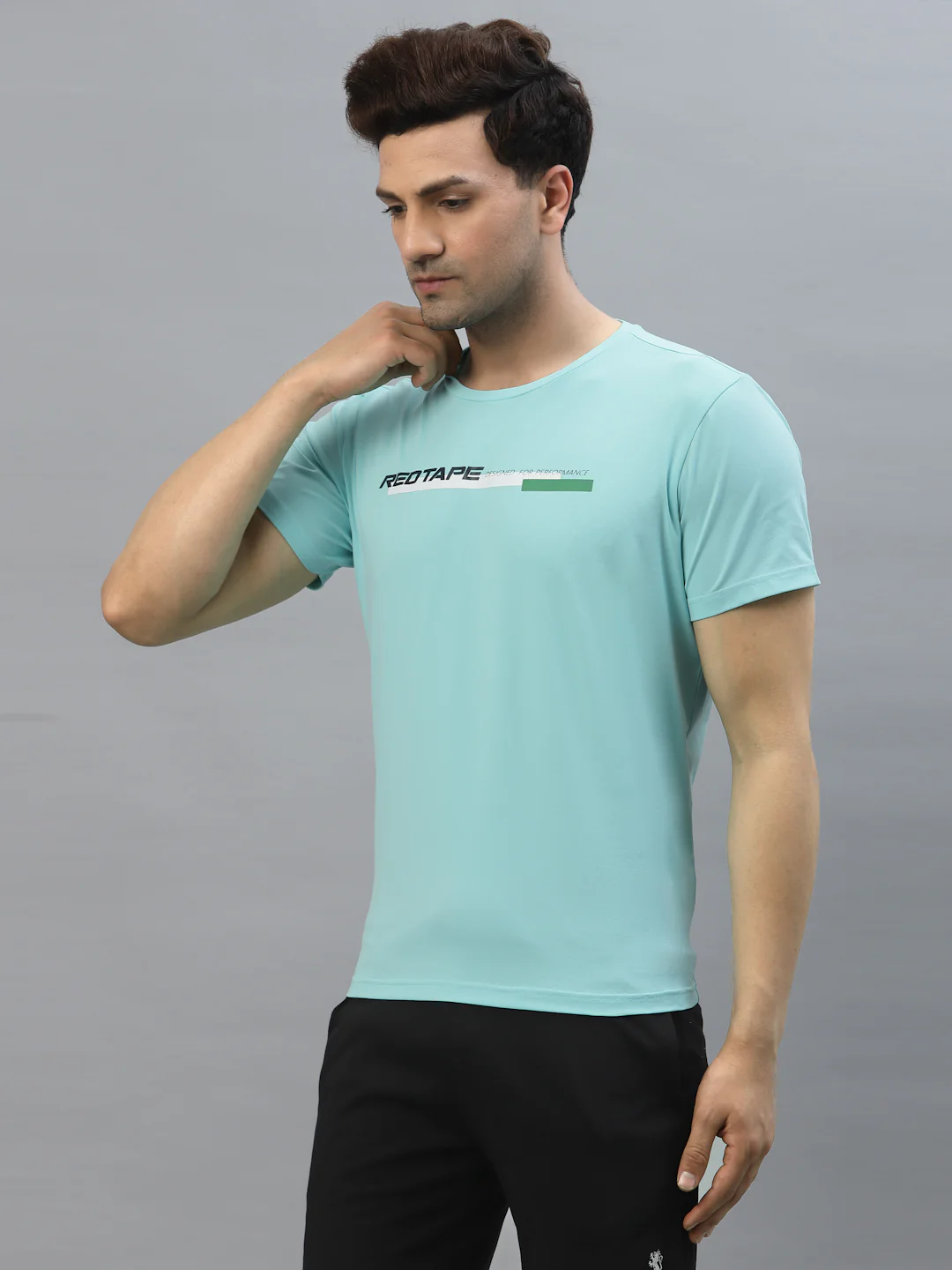 Printed Round Neck T-Shirt for Men - Image 2