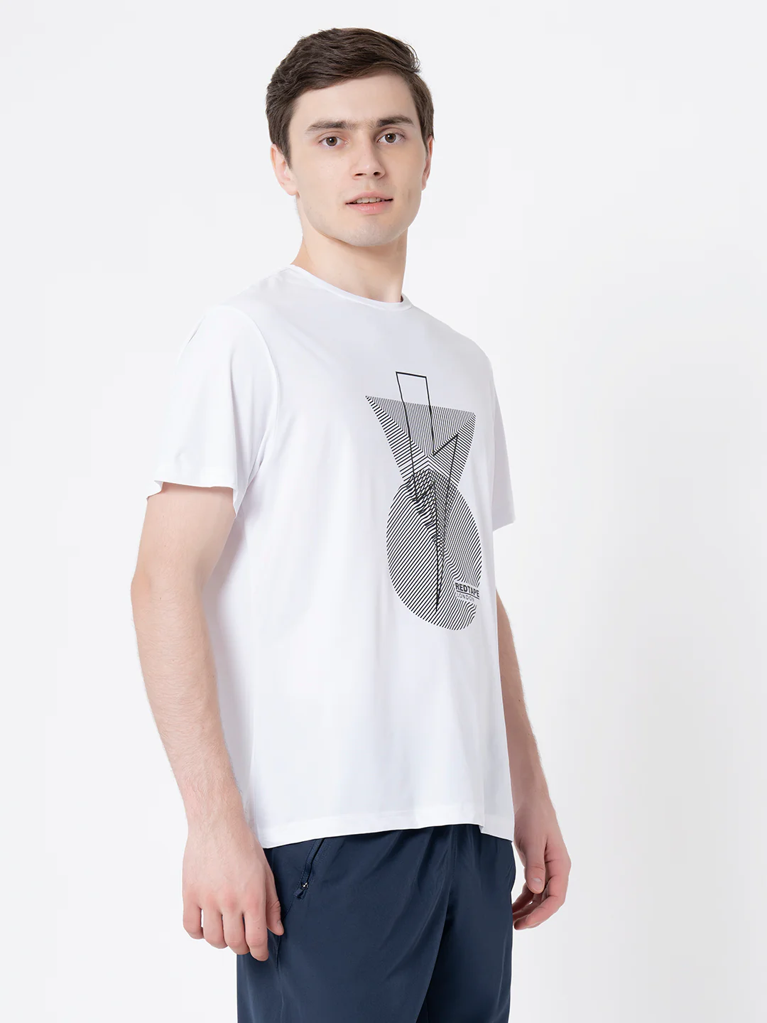 Printed Round Neck T-Shirt for Men - Image 2