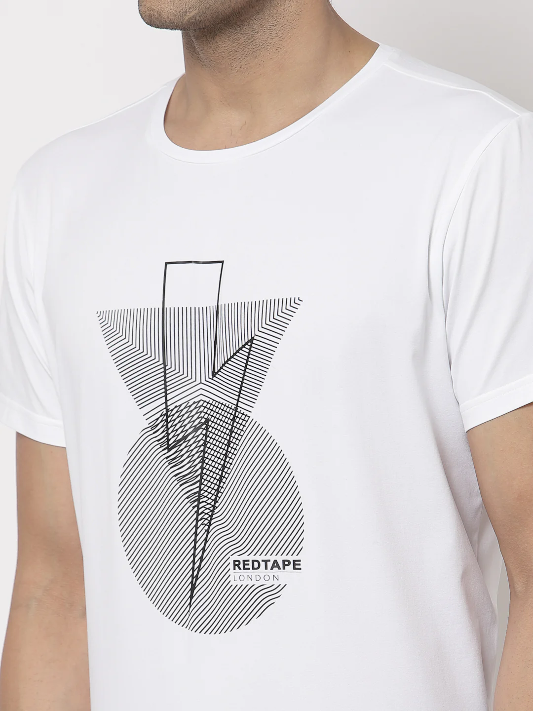 Printed Round Neck T-Shirt for Men - Image 4