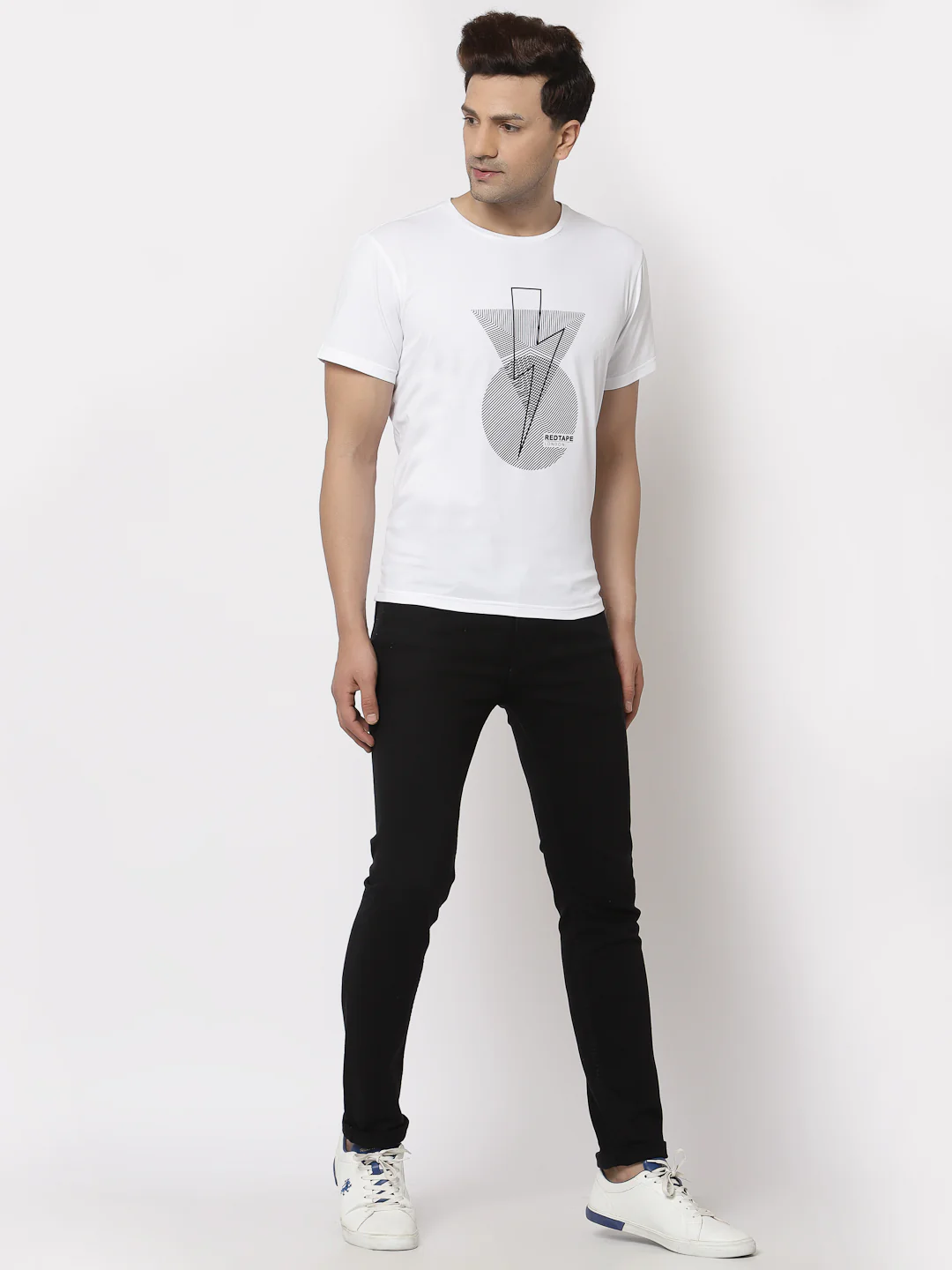 Printed Round Neck T-Shirt for Men - Image 5